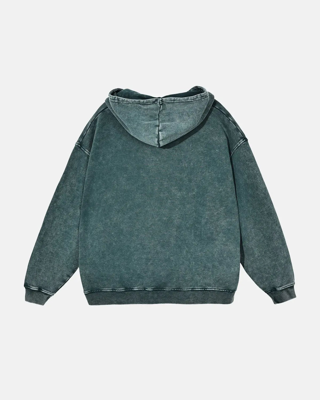 Sudaderas con capucha de felpa francesa con acabado lavado y efecto desgastado