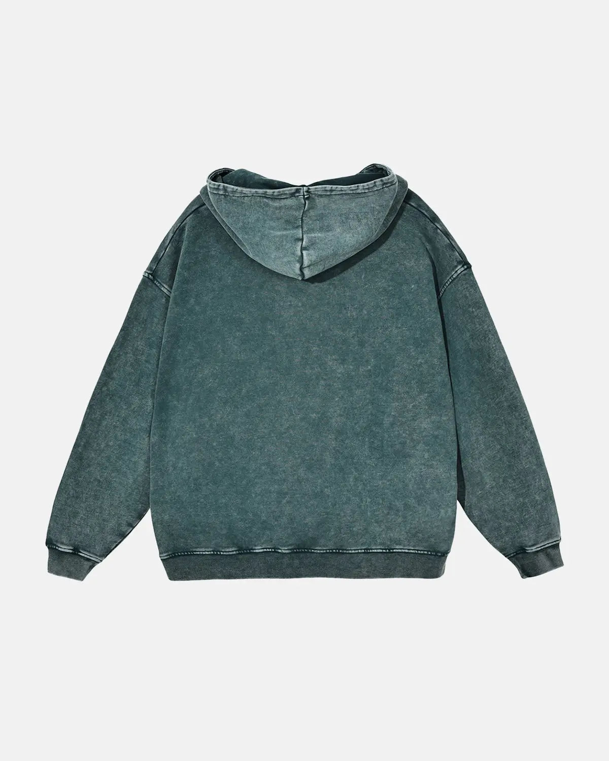 Sudaderas con capucha de felpa francesa con acabado lavado y efecto desgastado