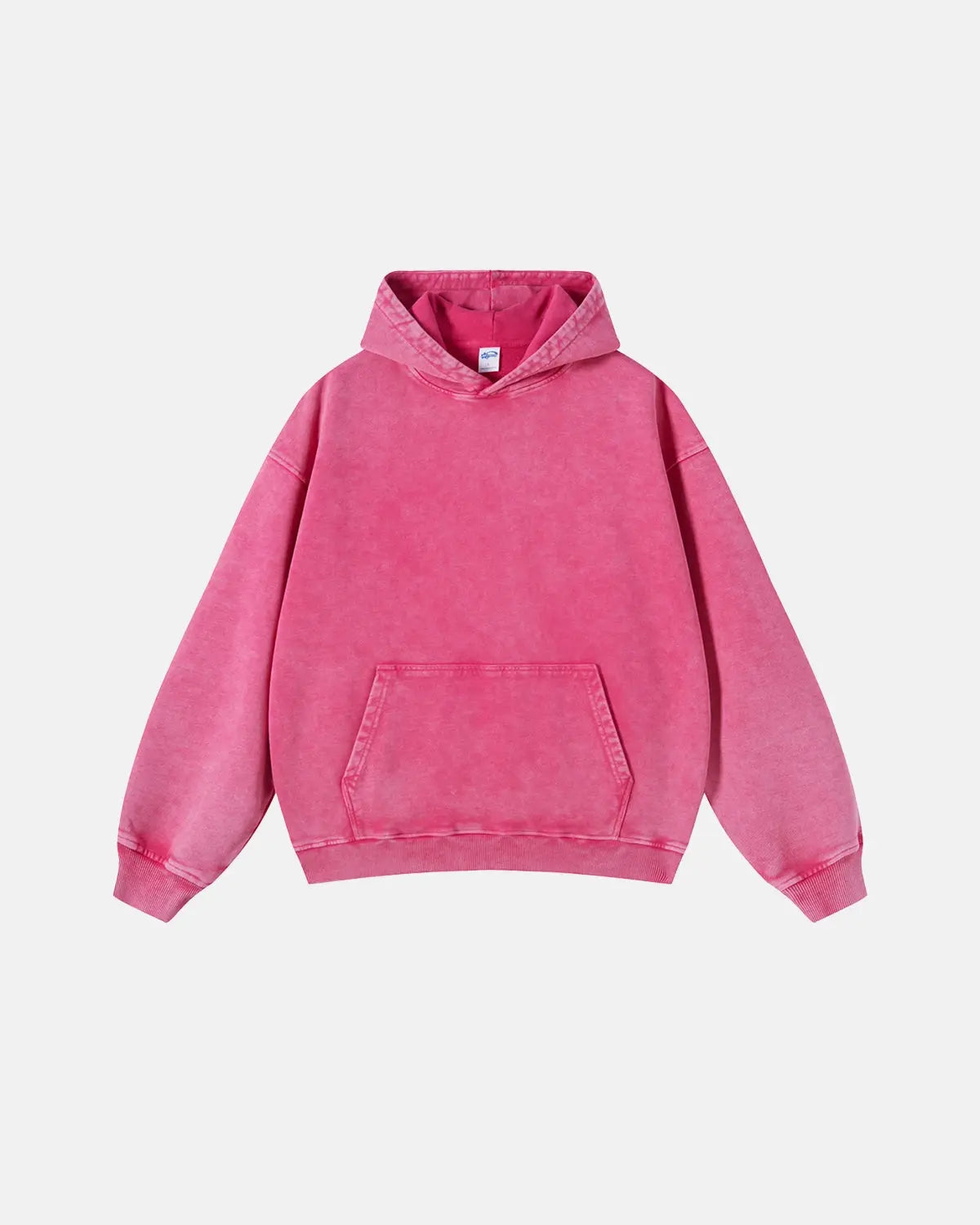 Sudaderas con capucha de felpa francesa con acabado lavado y efecto desgastado