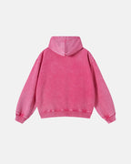 Sudaderas con capucha de felpa francesa con acabado lavado y efecto desgastado