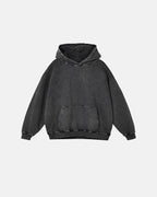 Sudaderas con capucha de felpa francesa con acabado lavado y efecto desgastado