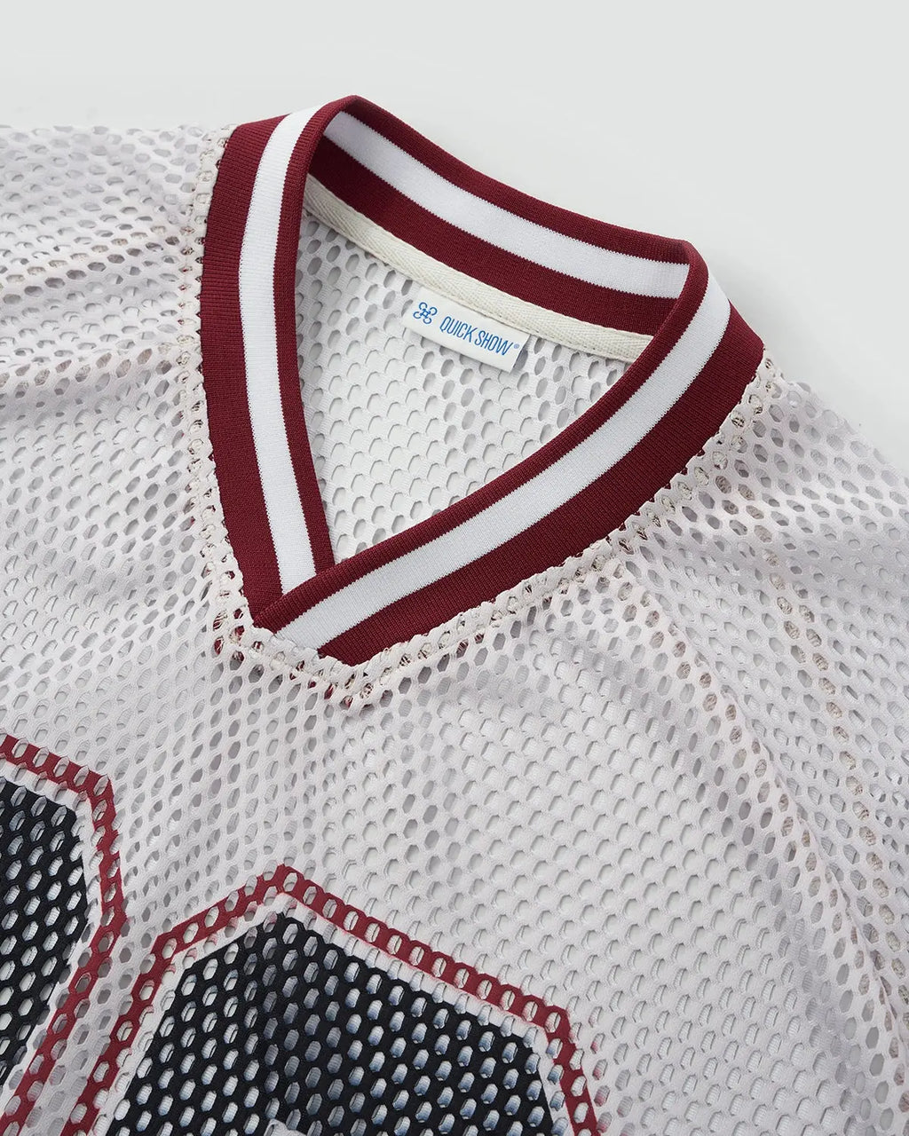 Camiseta de malla estampada estilo jersey 23