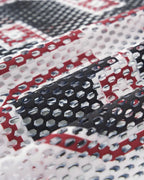 Camiseta de malla estampada estilo jersey 23