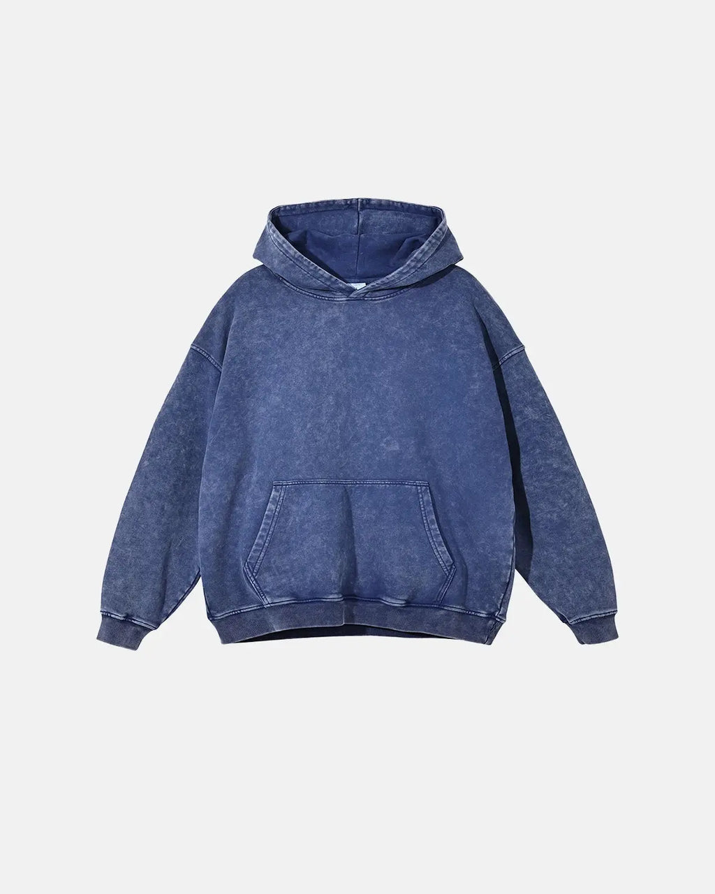 Sudaderas con capucha de felpa francesa con acabado lavado y efecto desgastado