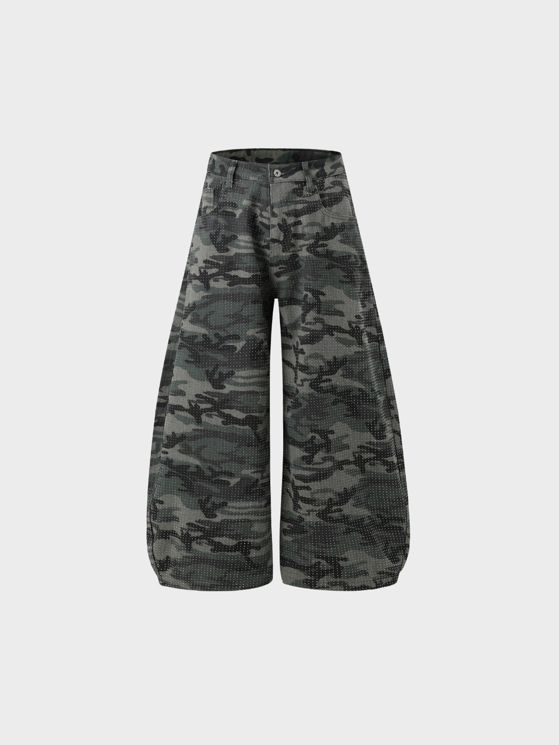 Vaquero campana con estampado militar