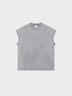 Camiseta de tirantes con acabado desgastado
