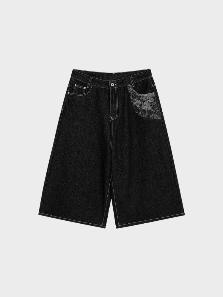 Short vaquero sin tratar