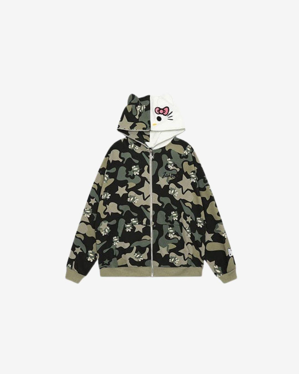Sudadera con cremallera "Iconic Kitty"