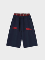 Shorts Jogger con Doble cintura a Cuadros