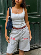 Shorts Jogger con Doble cintura a Cuadros