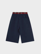Shorts Jogger con Doble cintura a Cuadros