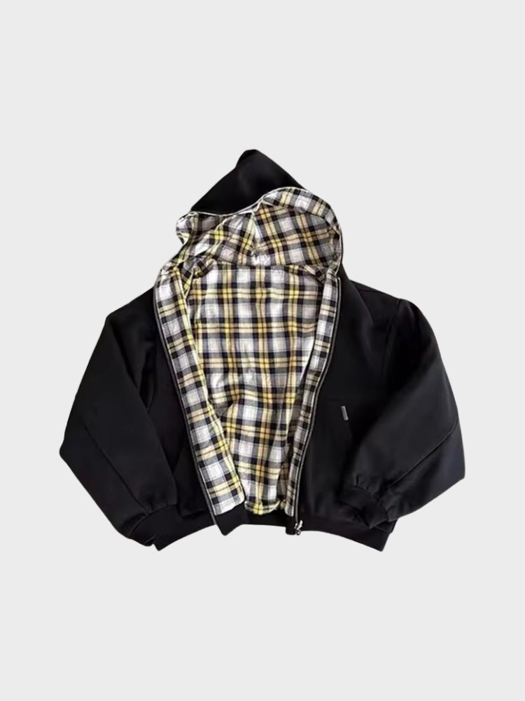 Chaqueta a Cuadros Reversible