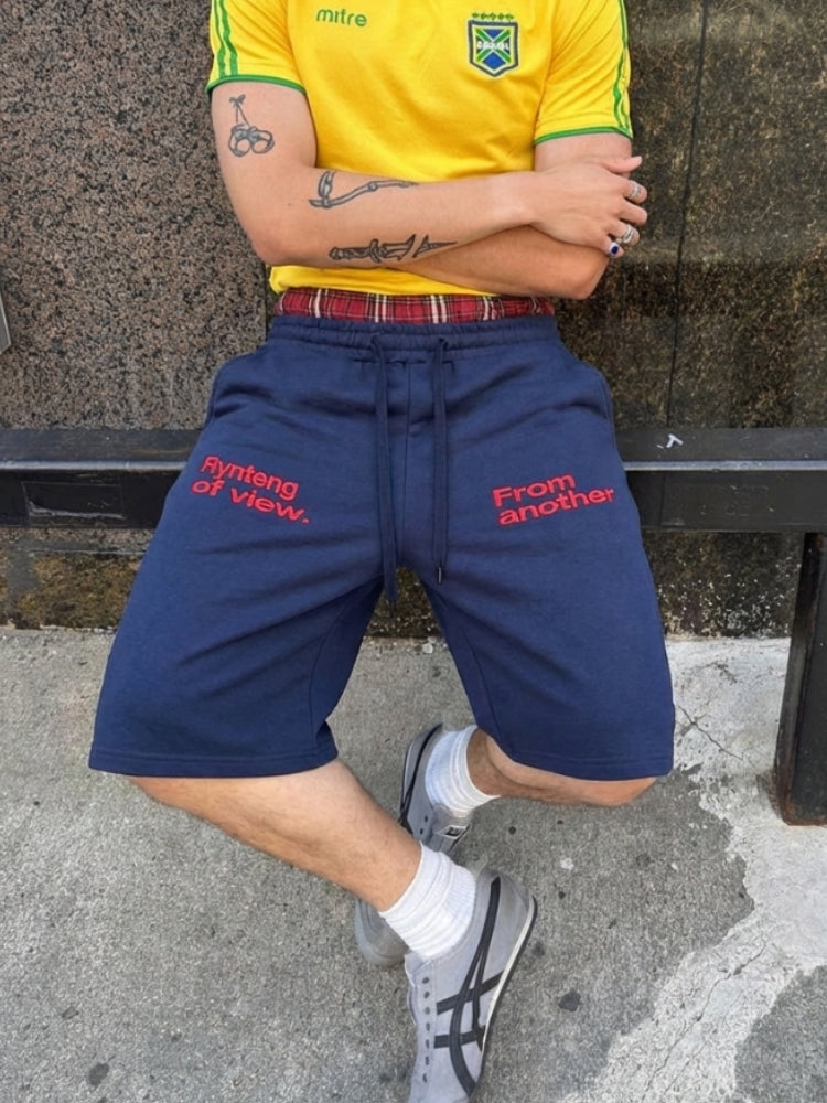 Shorts Jogger con Doble cintura a Cuadros