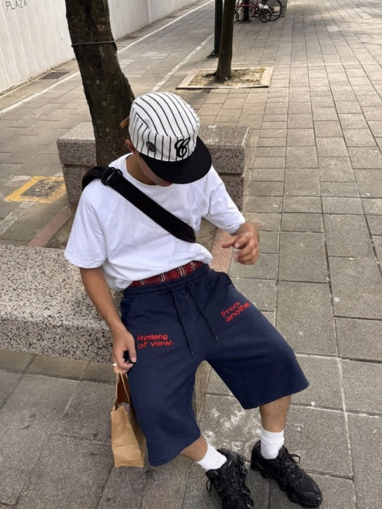 Shorts Jogger con Doble cintura a Cuadros