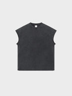Camiseta de tirantes con acabado desgastado