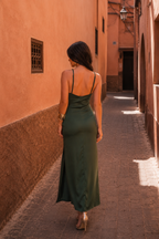 Vestido Oasis verde