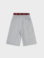Shorts Jogger con Doble cintura a Cuadros