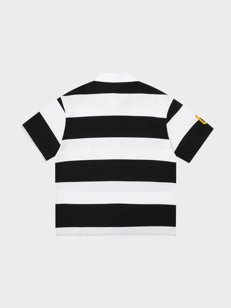 Camiseta polo deportiva a rayas