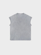 Camiseta de tirantes con acabado desgastado