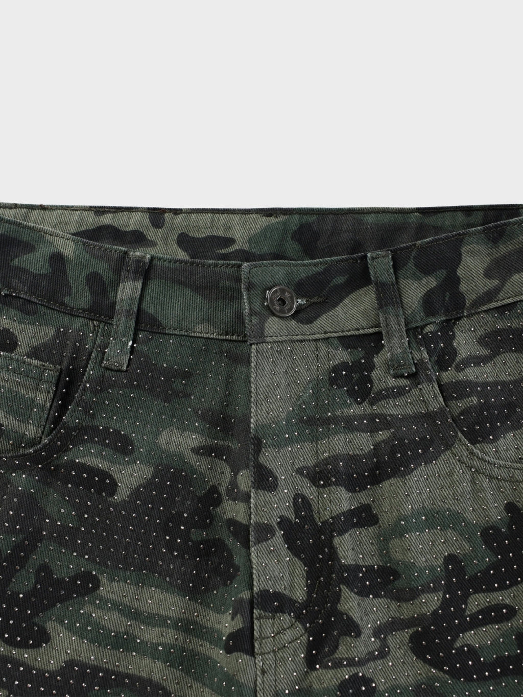 Vaquero campana con estampado militar