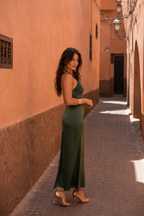 Vestido Oasis verde