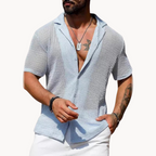 Rodrigo | Camisa calada de manga corta