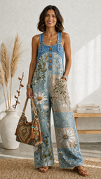 Luna | Overol Floral Vintage