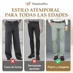Pantalones TF clásicos con elasticidad en 4 direcciones