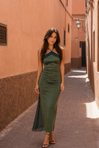 Vestido Oasis verde