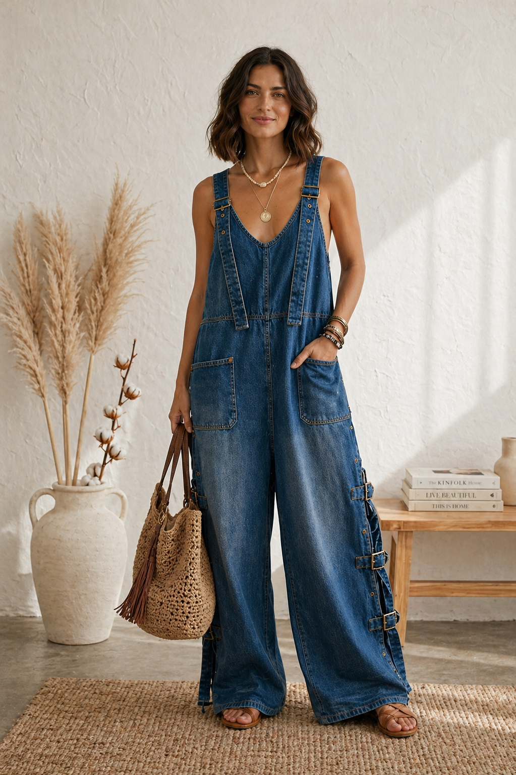 Triana | Overol Boho Pernera Ancha