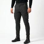 Vittorio Pantalones Slim Fit - Negro
