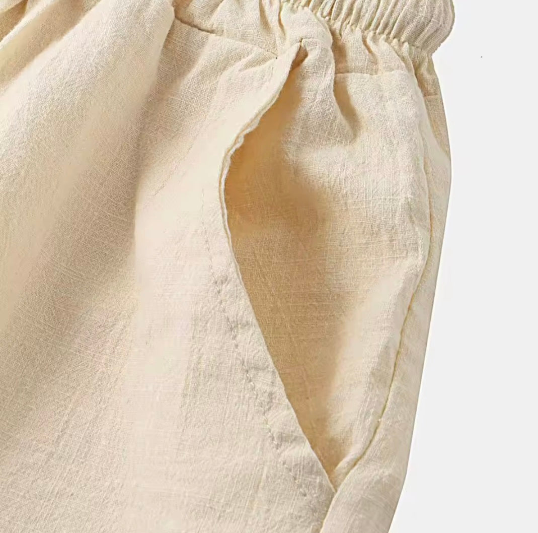 Roberto | Conjunto de ropa de lino y algodón para hombre