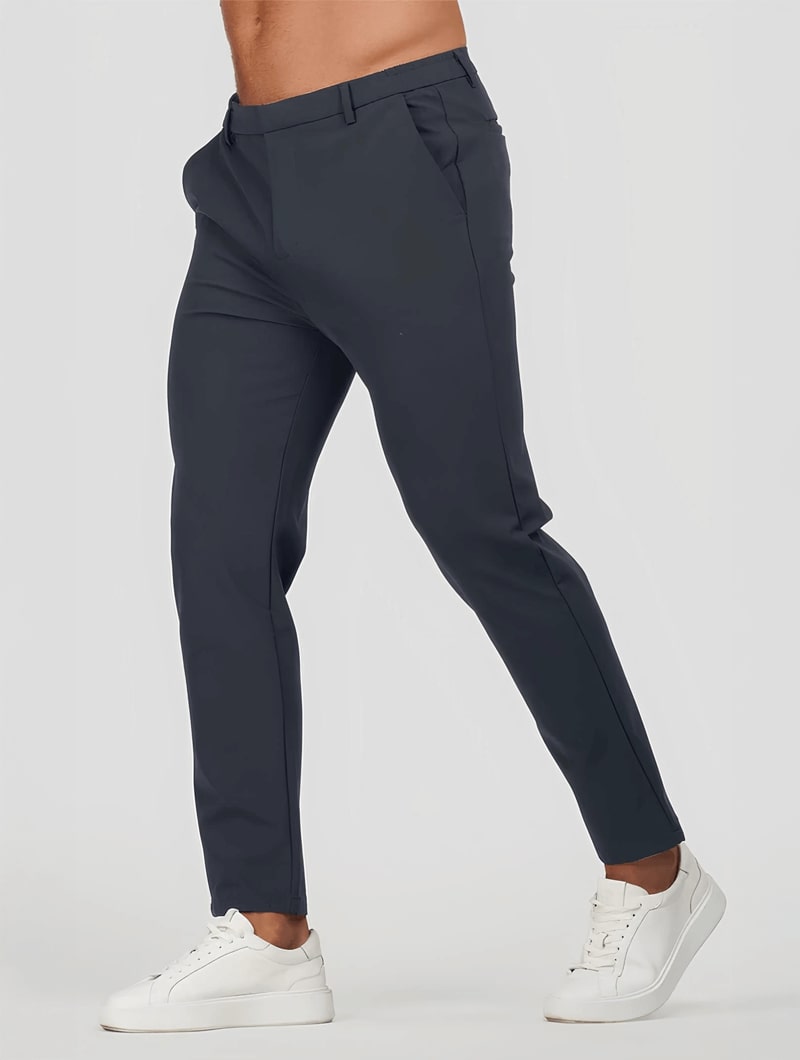 Rocio Pantalones Rectos - Azul oscuro