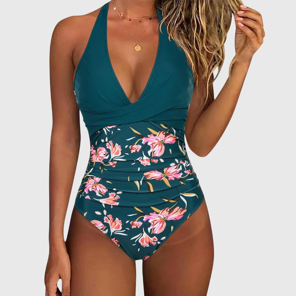 Florencia - Traje de baño elegante para mujeres con escote en V