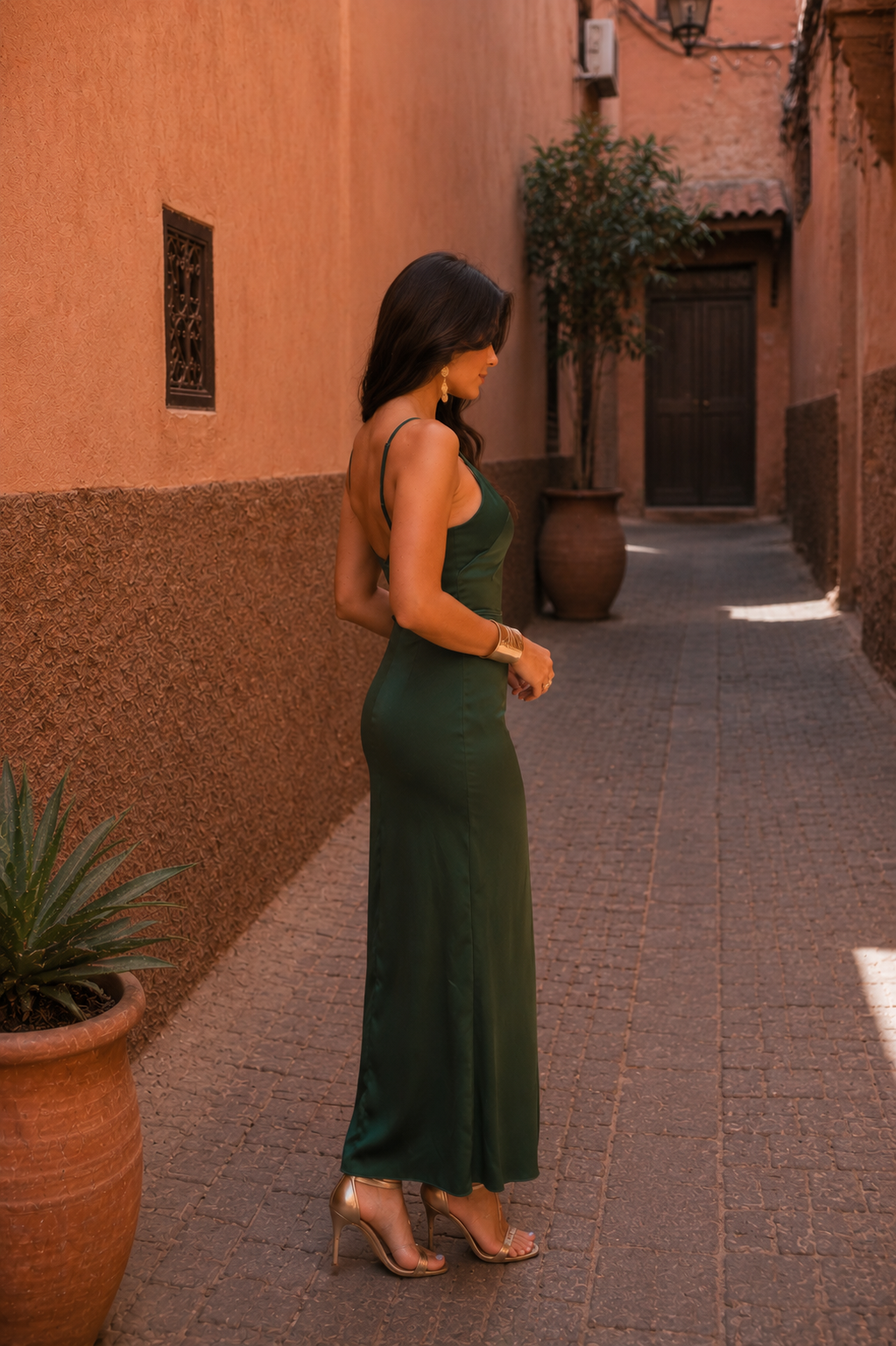 Vestido Oasis verde