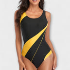 Maillot de Baño Una Pieza Deportivo con Corte en la Espalda
