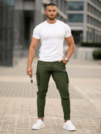 Franco Pantalones Cargo - Verde