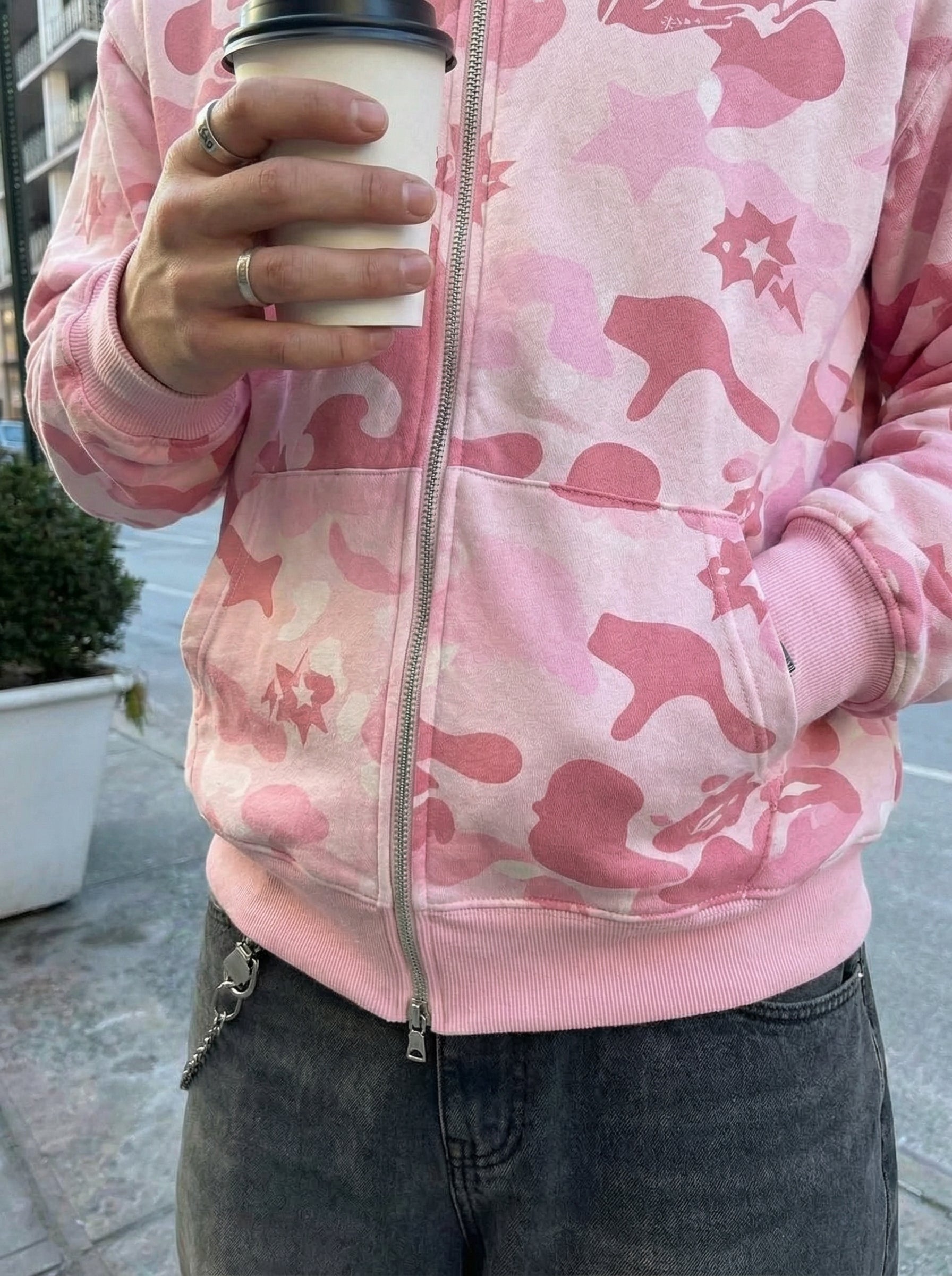 Sudadera con cremallera "Iconic Kitty"