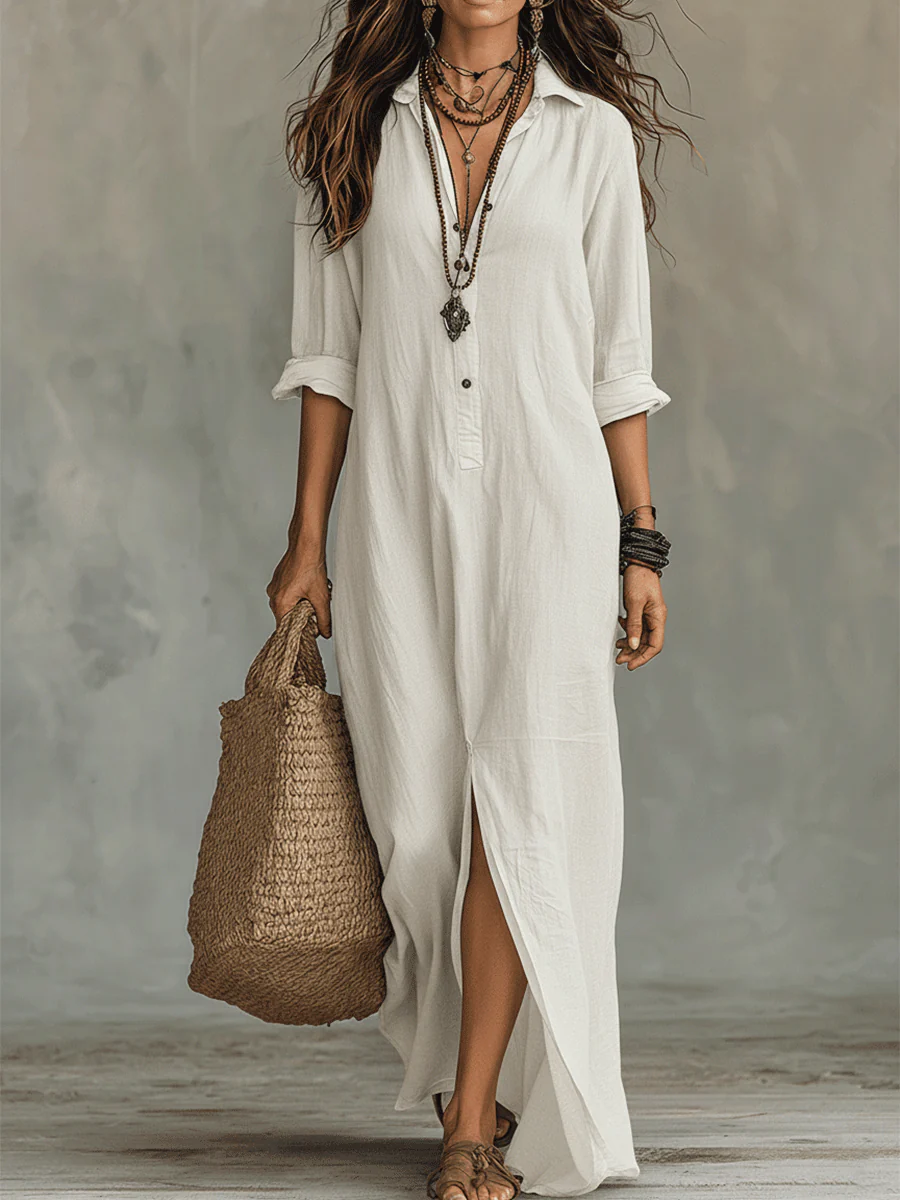 BOHO | Vestido camisa boho para un estilo único y relajado.