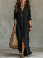 BOHO | Vestido camisa boho para un estilo único y relajado.