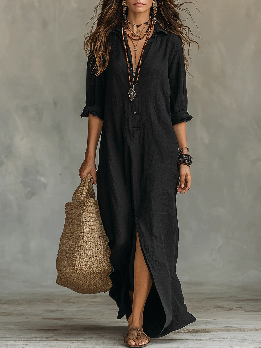 BOHO | Vestido camisa boho para un estilo único y relajado.