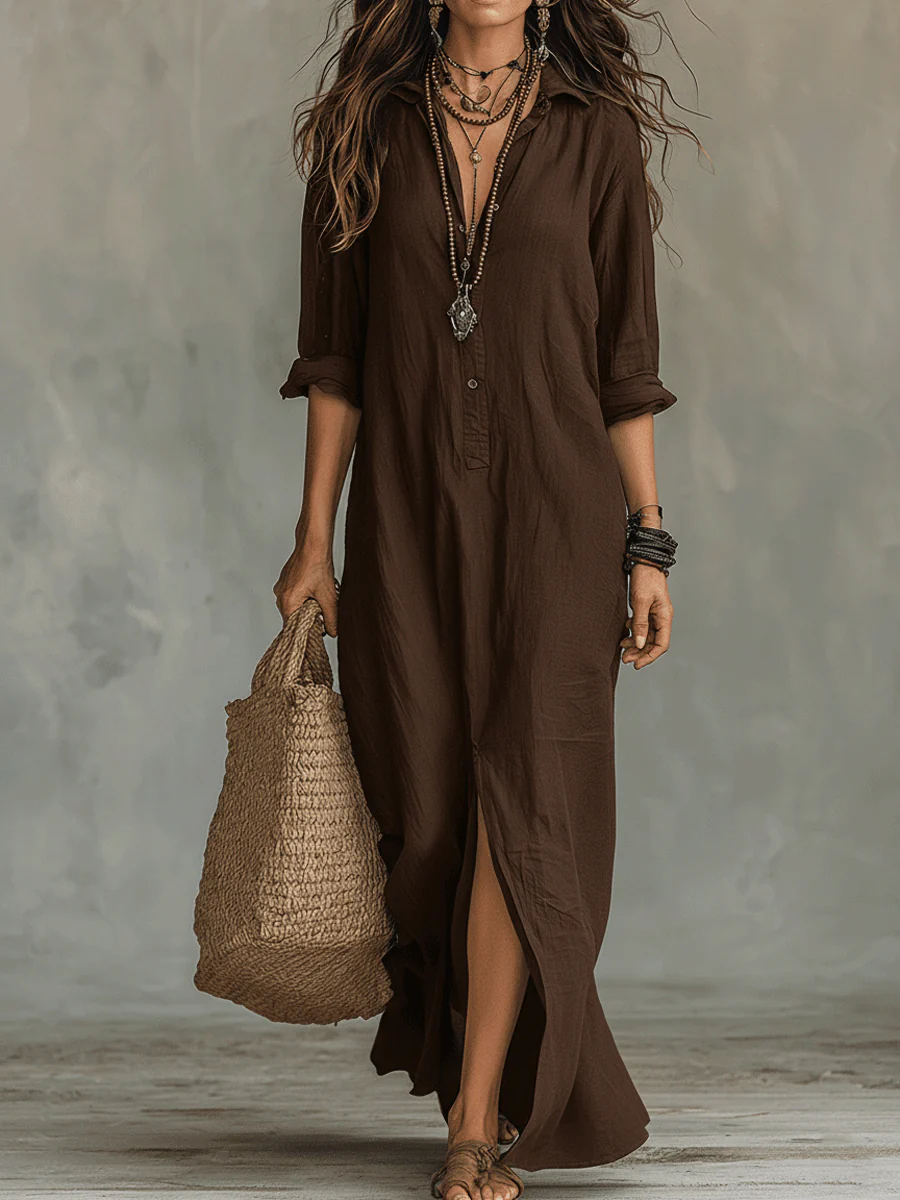 BOHO | Vestido camisa boho para un estilo único y relajado.