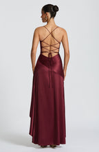 Samira | Vestido con volantes bajos